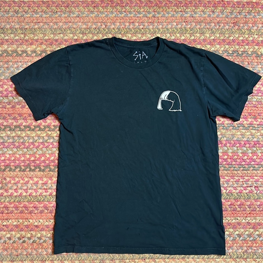 2016 SIA NOSTALGIC FOR THE PRESENT USA TOUR BLACK TEE